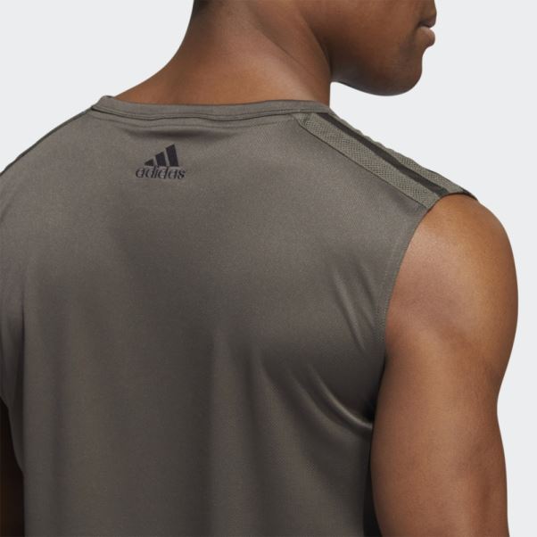 Débardeur Adidas World Wide Hoops Gris (non Genré)