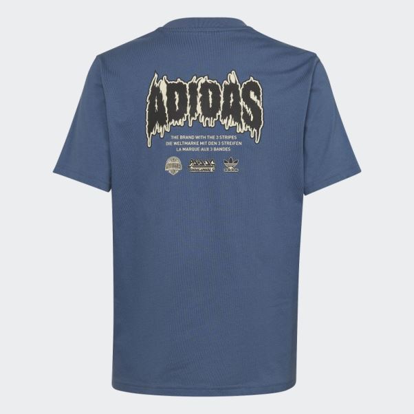 T-shirt Graphique Adidas Acier Chaud