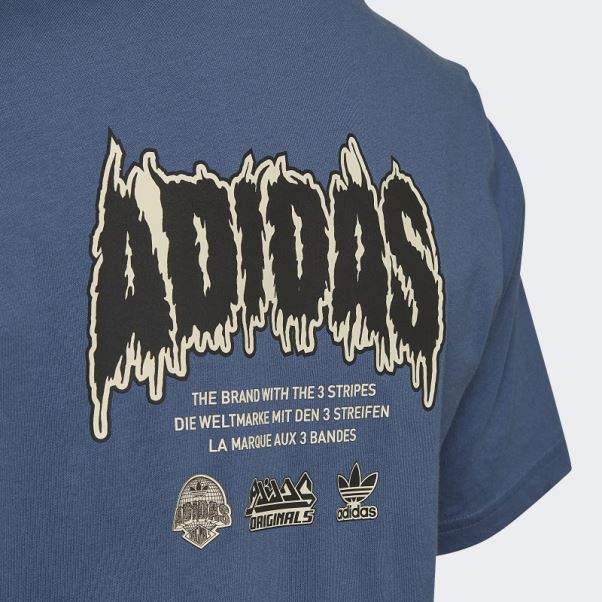 T-shirt Graphique Adidas Acier Chaud