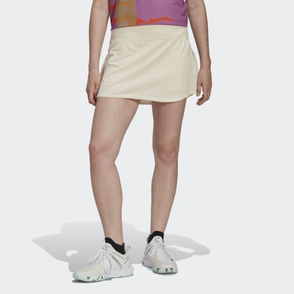 Jupe De Match De Tennis Adidas Teinte écru