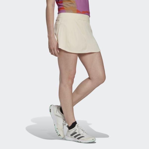 Jupe De Match De Tennis Adidas Teinte écru