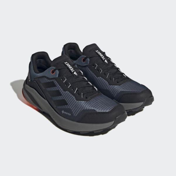 Adidas Acier Terrex Trail Rider Gore-tex Chaussures De Course Sur Sentier