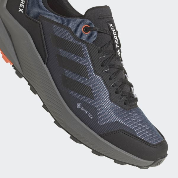 Adidas Acier Terrex Trail Rider Gore-tex Chaussures De Course Sur Sentier