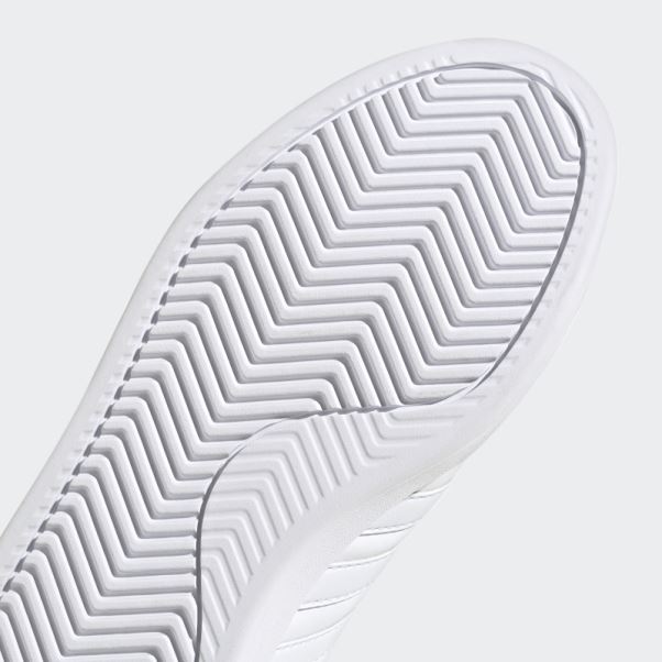 Adidas Grand Court Cloudfoam Lifestyle Court Confort Chaussures Or Métallique