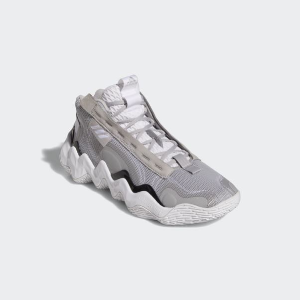Adidas Exhibition B Mid Chaussures De Basket Gris