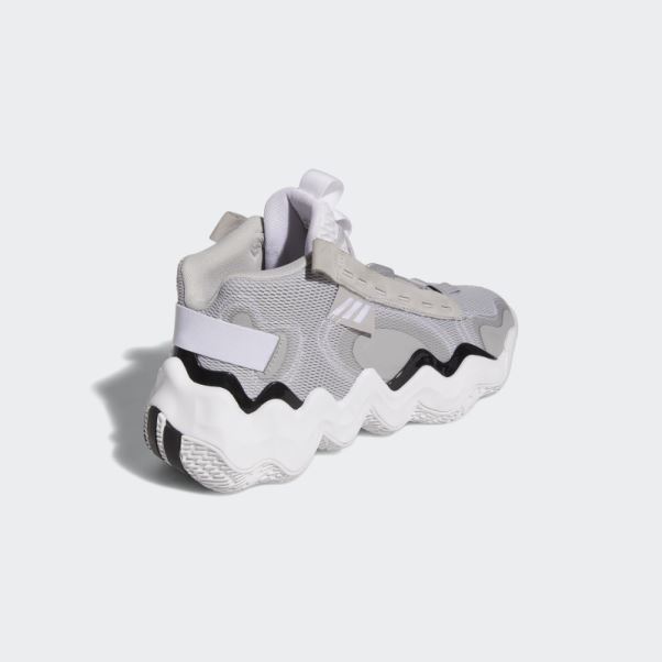 Adidas Exhibition B Mid Chaussures De Basket Gris