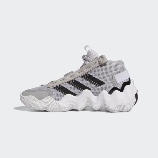 Adidas Exhibition B Mid Chaussures De Basket Gris