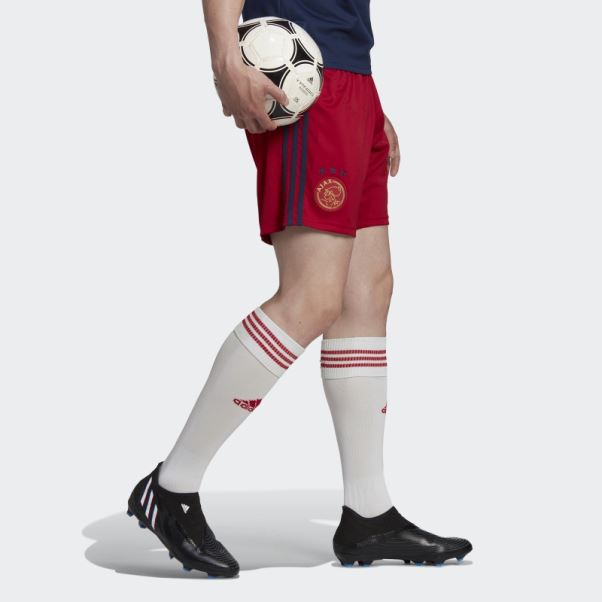 Victoire Rouge Short Ajax Amsterdam 22/23 Extérieur Adidas