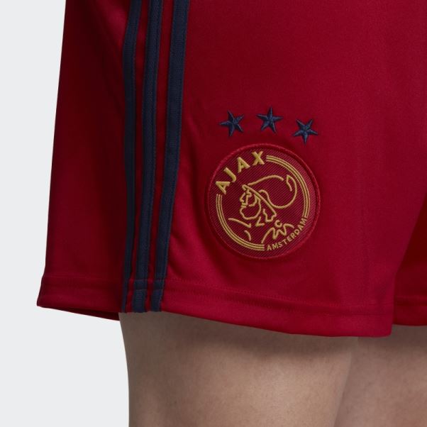 Victoire Rouge Short Ajax Amsterdam 22/23 Extérieur Adidas