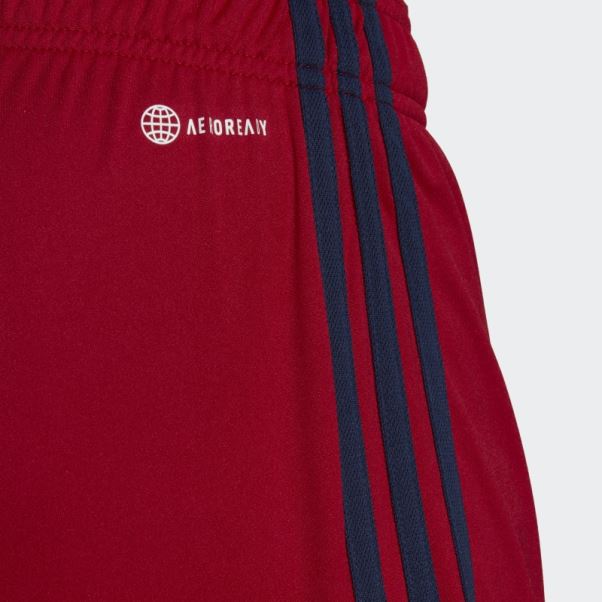 Victoire Rouge Short Ajax Amsterdam 22/23 Extérieur Adidas