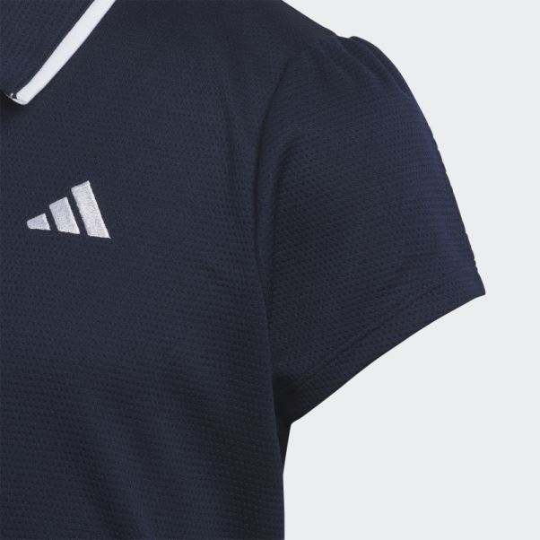 Adidas Polo Texturé Bleu Marine