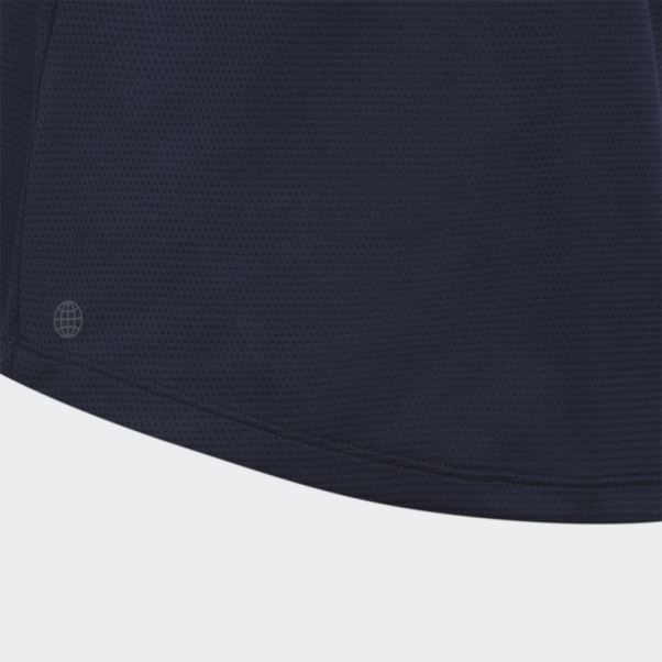 Adidas Polo Texturé Bleu Marine