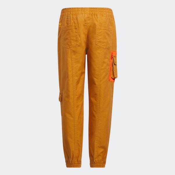 Focus Orange Pantalon De Jogging En Toile Adidas