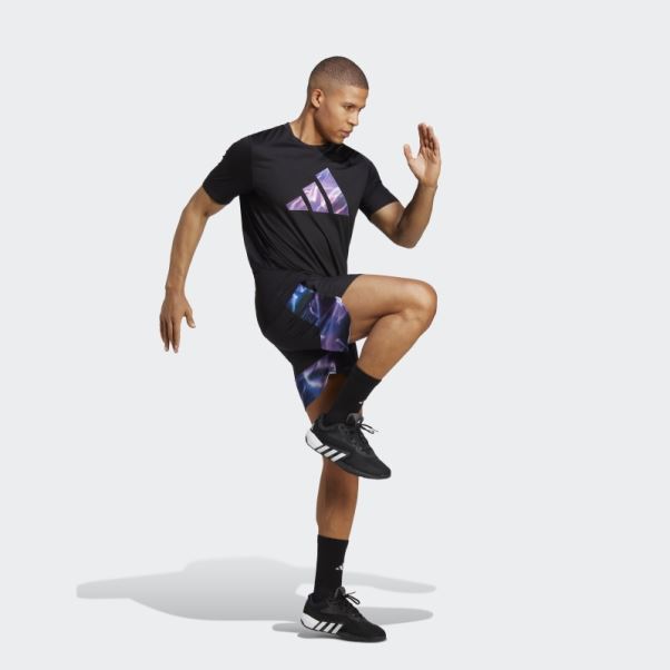 Short D'entraînement Adidas Conçu Pour Le Mouvement Hiit Noir