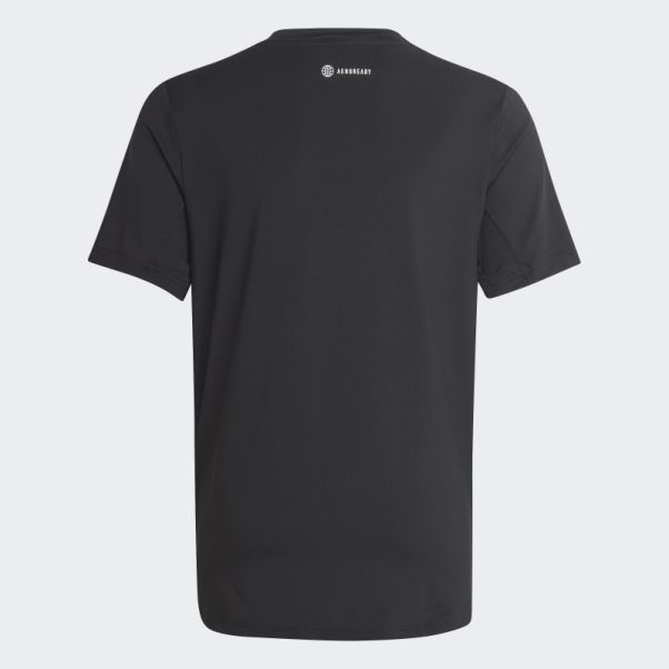 Tee Shirt Adidas Train Icones Aeroready Noir