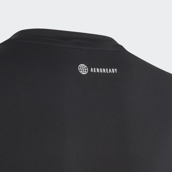 Tee Shirt Adidas Train Icones Aeroready Noir
