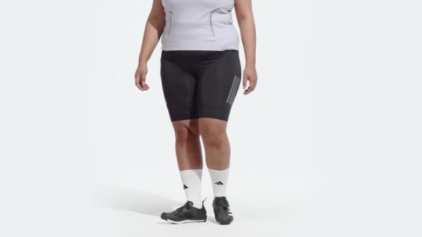 Noir Le Short De Cyclisme Rembourré (taille Plus) Adidas