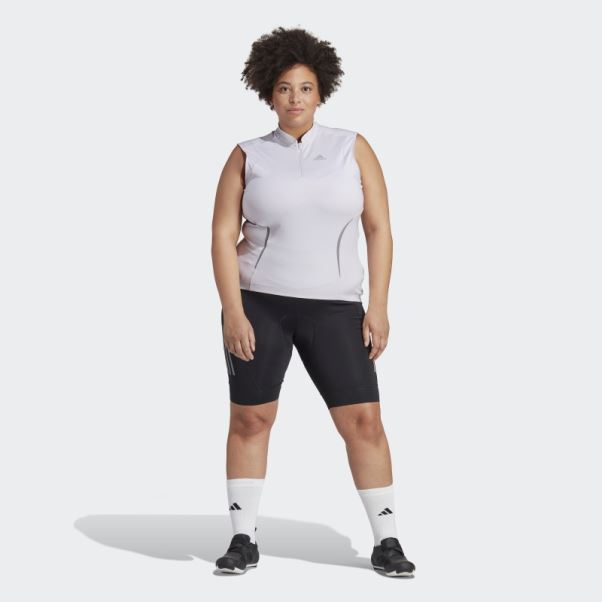 Noir Le Short De Cyclisme Rembourré (taille Plus) Adidas