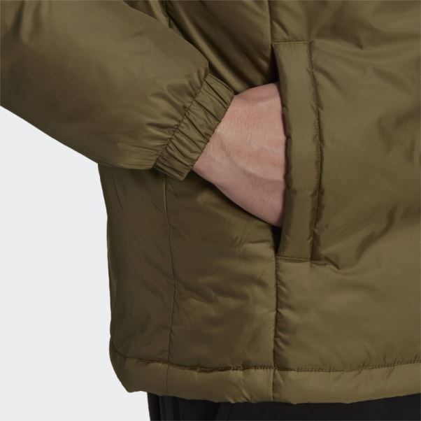 Veste à Capuche Isolée Adidas Essentials Olive