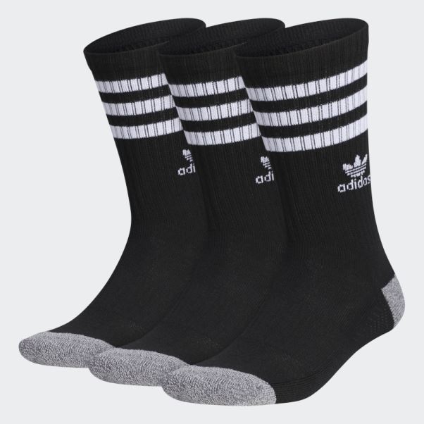 Roller Crew Chaussettes 3 Paires Adidas Noir