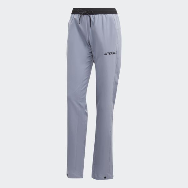 Pantalon De Randonnée Adidas Terrex Liteflex Violet Argent