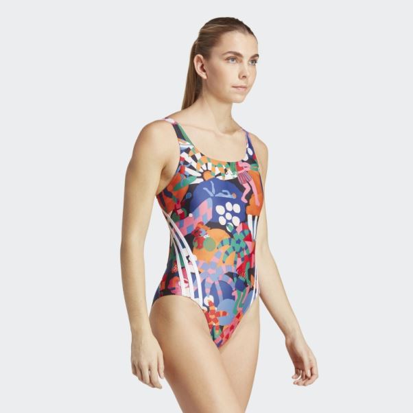 Maillot De Bain Adidas Farm Blanc