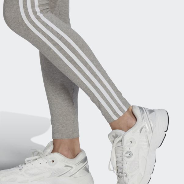 Legging Adicolor Classics 3 Bandes Gris Moyen Adidas