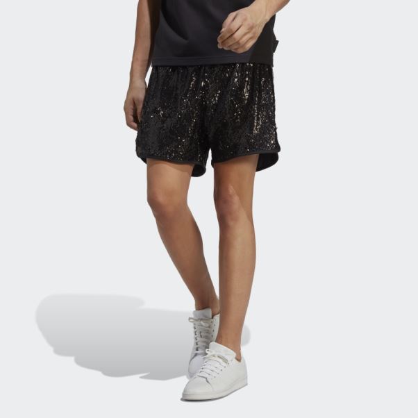 Short Noir à Sequins Adidas