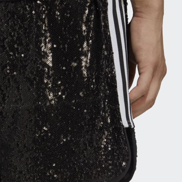 Short Noir à Sequins Adidas