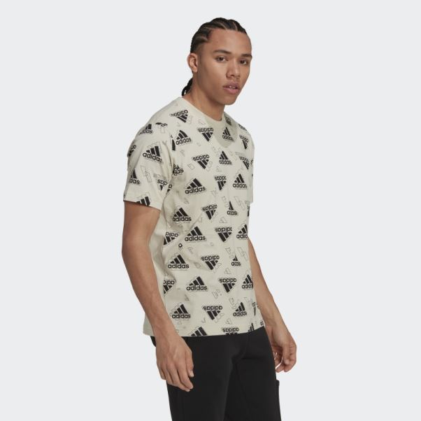 T-shirt Graphique Adidas Stadium Aluminium