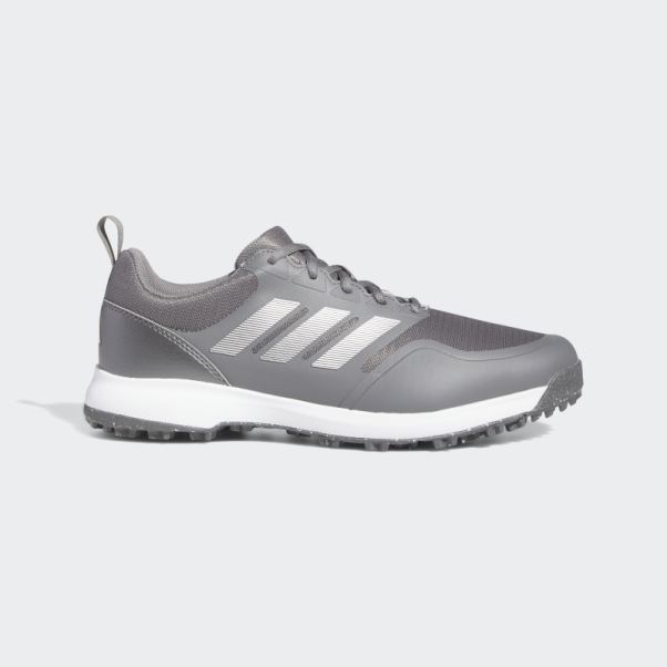 Chaussures De Golf Adidas Tech Response Sl 3.0 Larges Grises