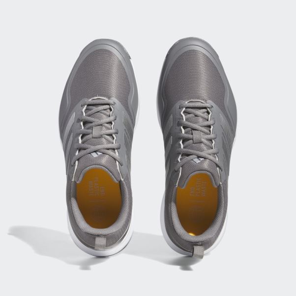 Chaussures De Golf Adidas Tech Response Sl 3.0 Larges Grises