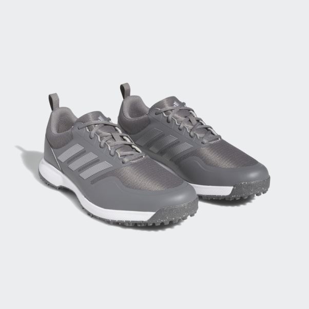 Chaussures De Golf Adidas Tech Response Sl 3.0 Larges Grises