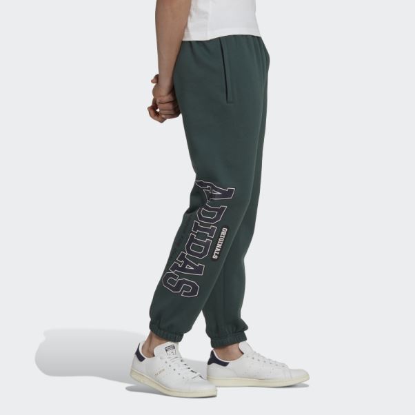 Pantalon De Jogging Sweat Varsity Vert Minéral Adidas