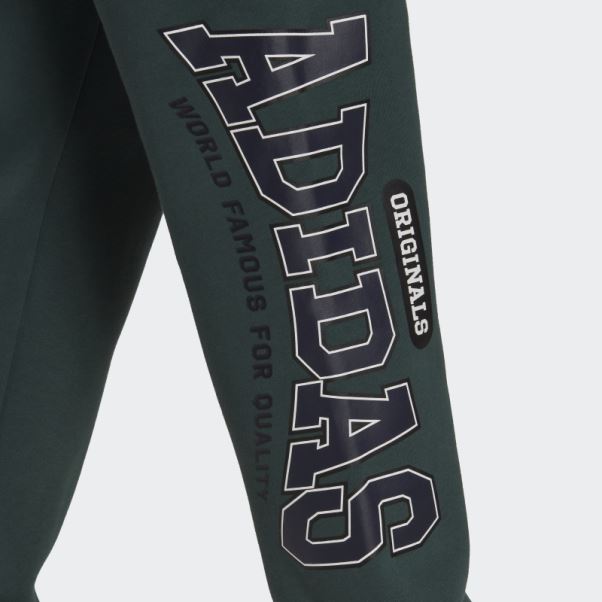 Pantalon De Jogging Sweat Varsity Vert Minéral Adidas