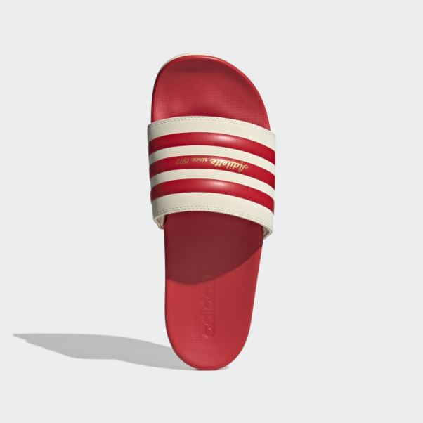 Adilette Confort Slides Blanc Adidas