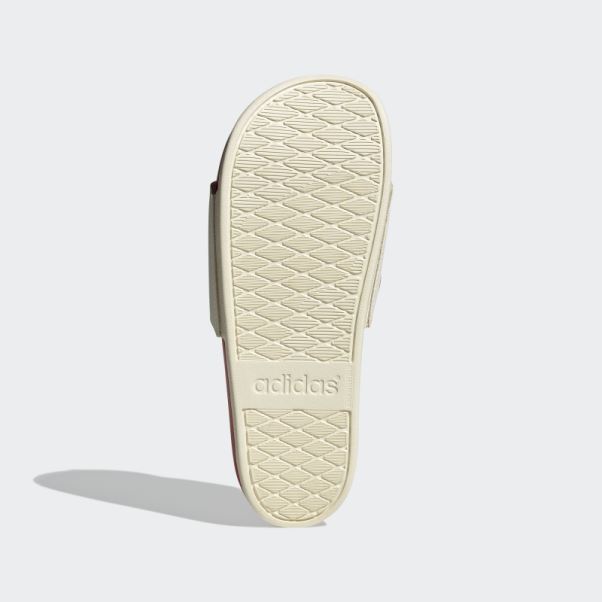 Adilette Confort Slides Blanc Adidas