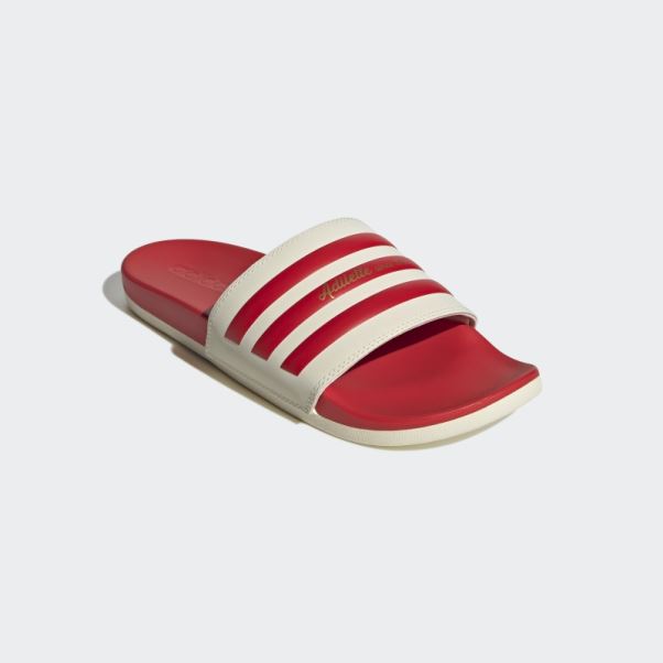 Adilette Confort Slides Blanc Adidas