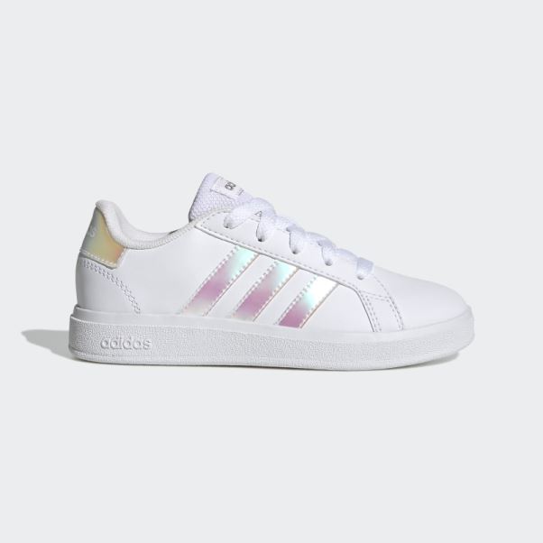 Chaussure De Tennis Grand Court Lifestyle Lace Adidas Blanche