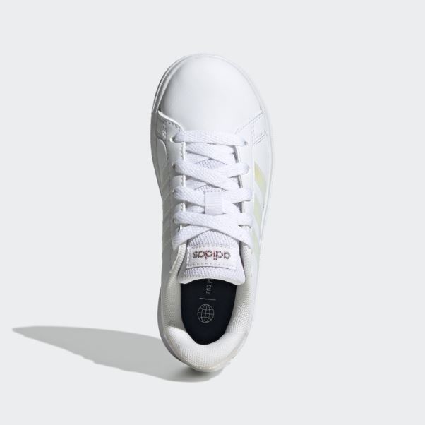 Chaussure De Tennis Grand Court Lifestyle Lace Adidas Blanche
