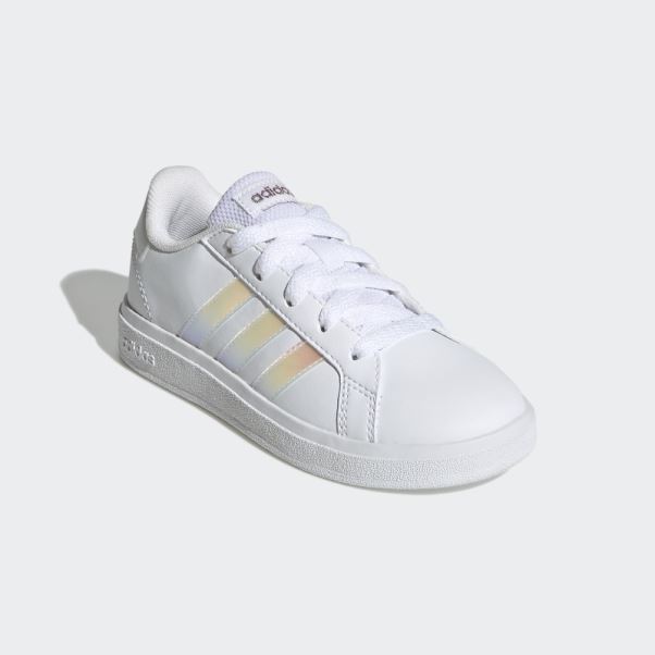 Chaussure De Tennis Grand Court Lifestyle Lace Adidas Blanche