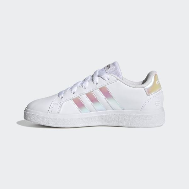 Chaussure De Tennis Grand Court Lifestyle Lace Adidas Blanche
