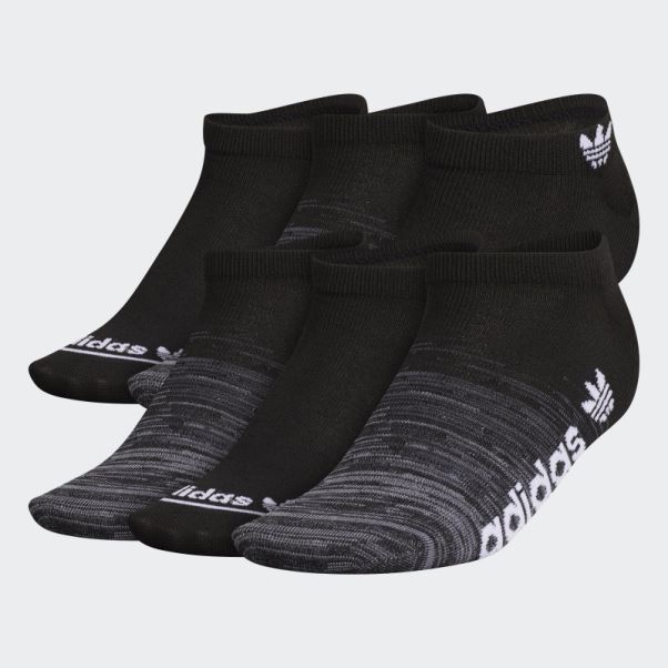 Chaussettes Invisibles Adidas Superlite Gradient Noir 6 Paires