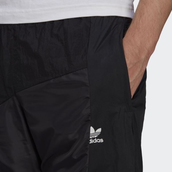 Adidas Adicolor Fabric Block Full Woven Bas De Survêtement Noir