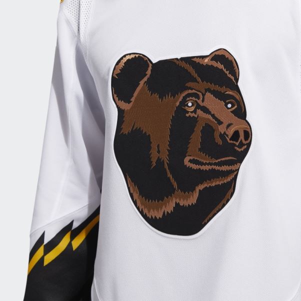Bruins Authentique Reverse Retro Wordmark Maillot Blanc Adidas