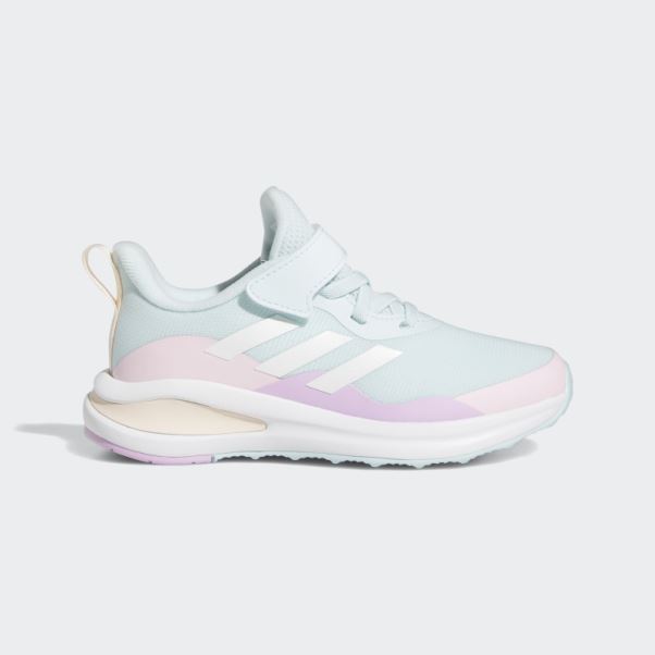 Fortarun Sport Chaussures De Course à Lacets élastiques Et Sangle Supérieure Bleu Adidas