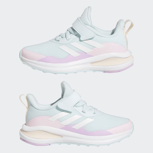 Fortarun Sport Chaussures De Course à Lacets élastiques Et Sangle Supérieure Bleu Adidas