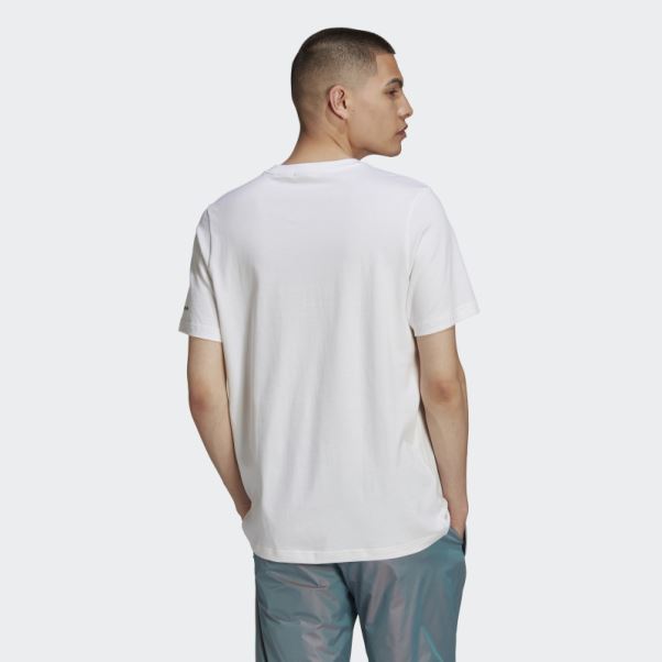 T-shirt Adidas Adicolor Shattered Trèfle Blanc