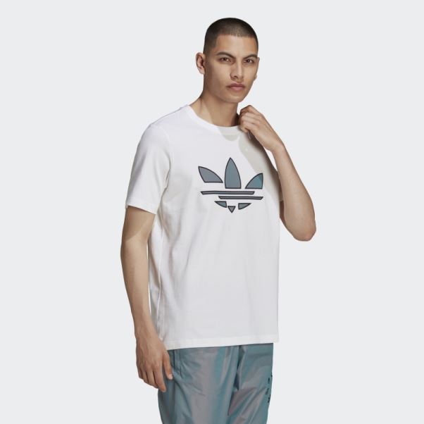 T-shirt Adidas Adicolor Shattered Trèfle Blanc