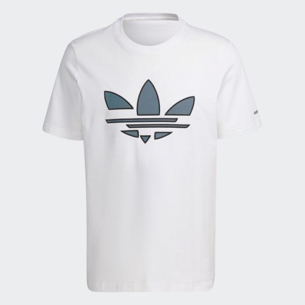 T-shirt Adidas Adicolor Shattered Trèfle Blanc